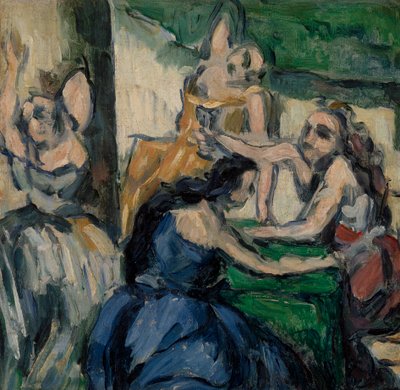 De courtisanes, ca. 1867-68 door Paul Cézanne